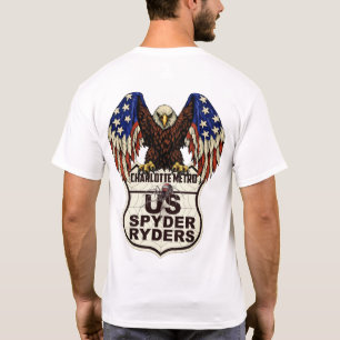 Camiseta Capítulo Charlotte Metro - Águia Logotipo 2s