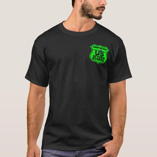 Camiseta Capítulo da Costa SW da Flórida - Logo Pocket Verd (Frente)