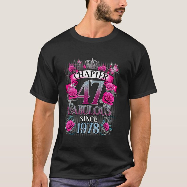 Camiseta Capítulo das Mulheres 47 Fabuloso Desde 1978 47º A (Frente)