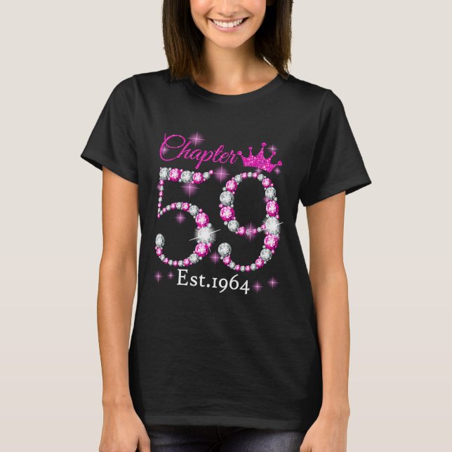 Camiseta Capítulo das Mulheres 59 Feito em 1964  Aniversári (Frente)