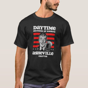 Camiseta Capítulo de Asheville Beber Cerveja Diurna   Cerve