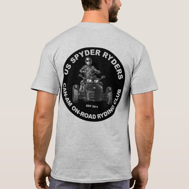 Camiseta Capítulo do Centro de Nova Jersey - Preto Redondo (Verso)