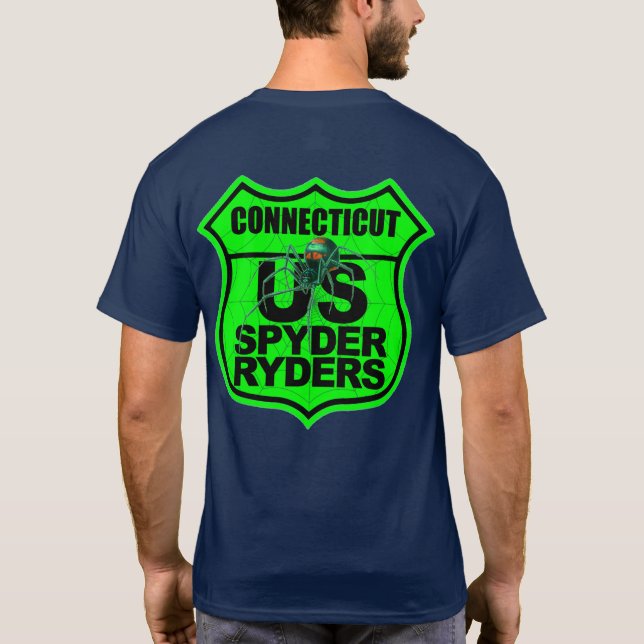 Camiseta Capítulo do Connecticut - Logotipo Verde Lado 2 (Verso)