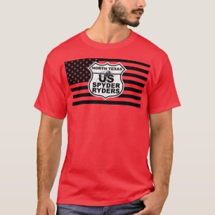 Camiseta Capítulo do Norte do Texas - Bandeira Preta e Logo