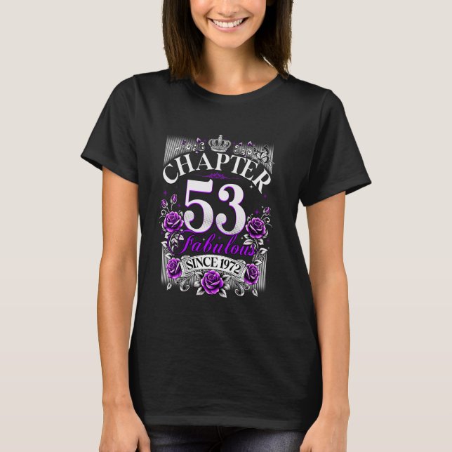 Camiseta Capítulo Feminino 53 Fabuloso Desde 1972 53º Anive (Frente)