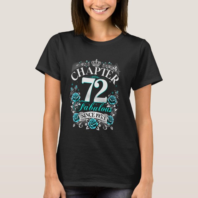 Camiseta Capítulo Feminino 72 Fabuloso Desde 1953 72º Anive (Frente)