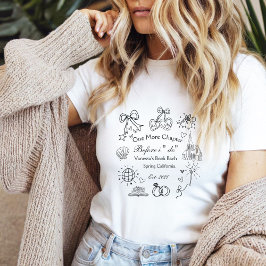 Camiseta Capítulo Final Antes Da Bachelorette Do Livro De C