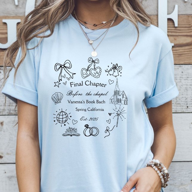 Camiseta Capítulo Final Antes Da Bachelorette Do Livro De C (Criador carregado)