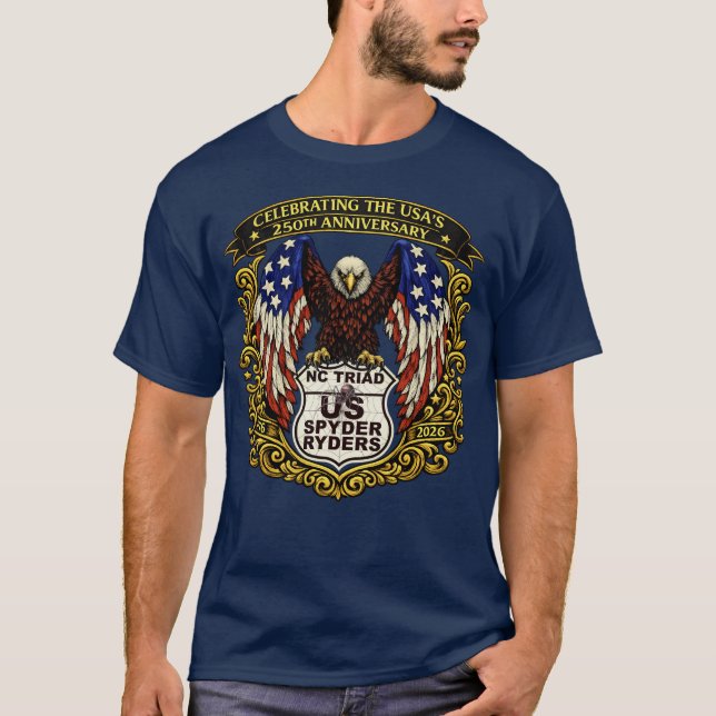 Camiseta Capítulo NC Triad - Águia USA250 1s (Frente)