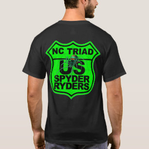 Camiseta Capítulo NC Triad - Logotipo 2 Lados Verde