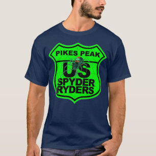 Camiseta Capítulo Pikes Peak - Logotipo Verde de Segurança