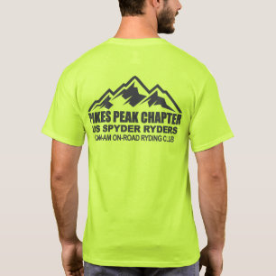 Camiseta Capítulo Pikes - Pikes Peak Mountain - preto
