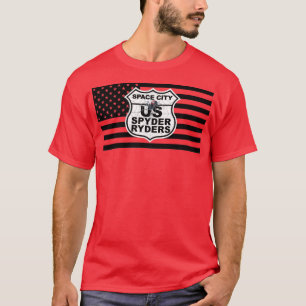 Camiseta Capítulo Space City - Bandeira Preta e Logotipo