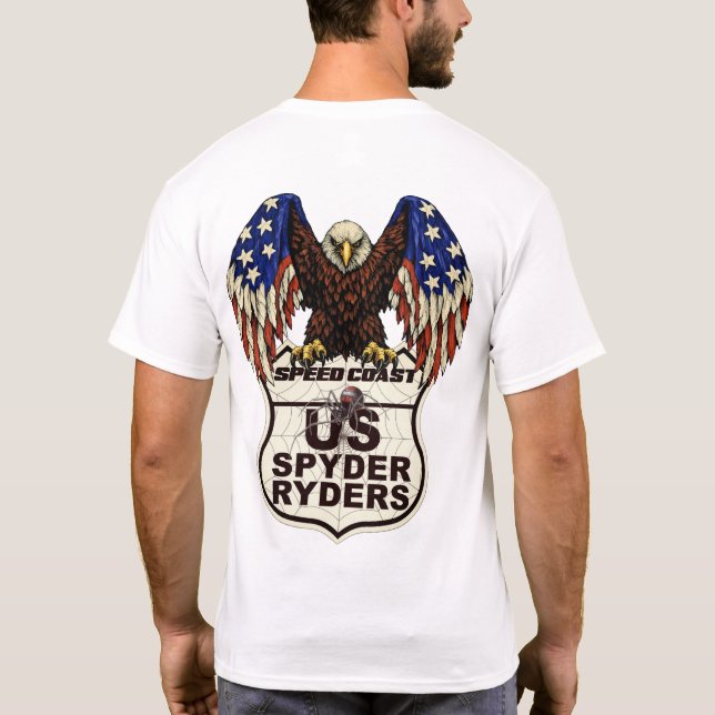 Camiseta Capítulo Speed Coast - Logotipo da Águia 2s (Verso)