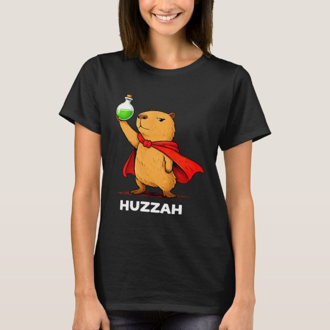 Camiseta Capivara alquimista viva o meme da poção engraçada (Frente)