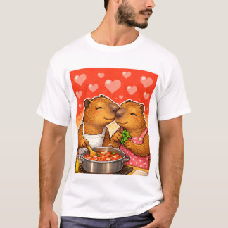 Camiseta Capivara Ama Cozinhar