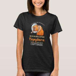 Camiseta Capivara Animal de Estimação Fofo Roedor Mamífero