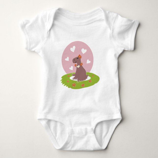 Camiseta Capivara Apaixonada (Frente)
