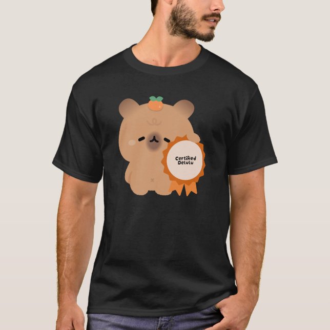 Camiseta Capivara Delulu Certificada (Frente)