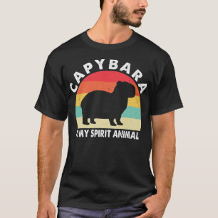 Camiseta Capivara é minha família espiritual capybaras engr