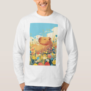 Camiseta Capivara em um Campo dos Sonhos