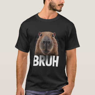 Camiseta Capivara Engraçada Bruh 