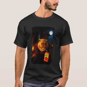 Camiseta Capivara Engraçada Fazendo Selfie de Vampiro Conta