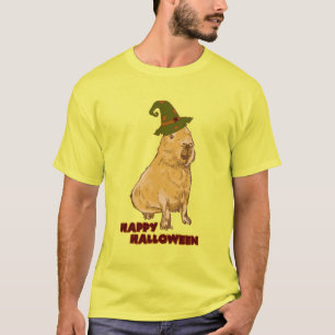 Camiseta Capivara Engraçada - Roedor de Halloween