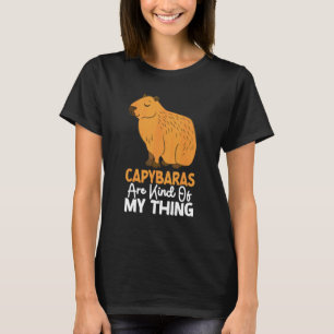 Camiseta Capivara Fofa Animal Aquático Roedor Capy Pet 4