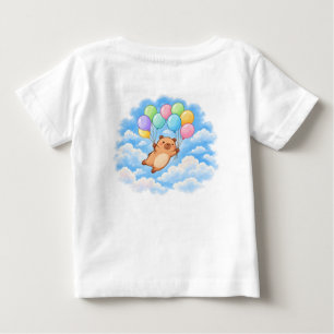 Camiseta Capivara Fofa com Balões – Até Breve