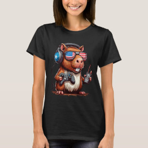 Camiseta Capivara Gamer do 4 de Julho – Anima Patriótico Di