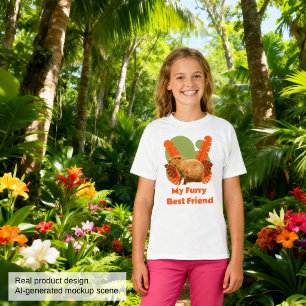Camiseta Capivara Meu Melhor Amigo Peludo