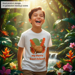 Camiseta Capivara Meu Melhor Amigo Peludo