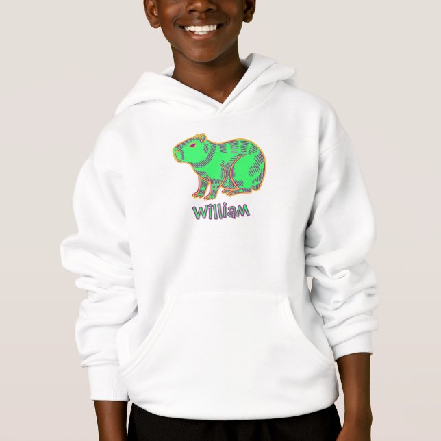 Camiseta Capivara Neon  (Frente)