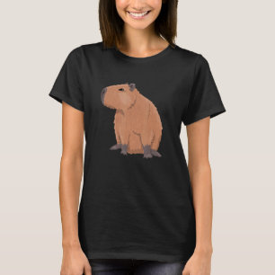 Camiseta Capivara Pet Animal Fofinho Capivaras Zoológico Ro