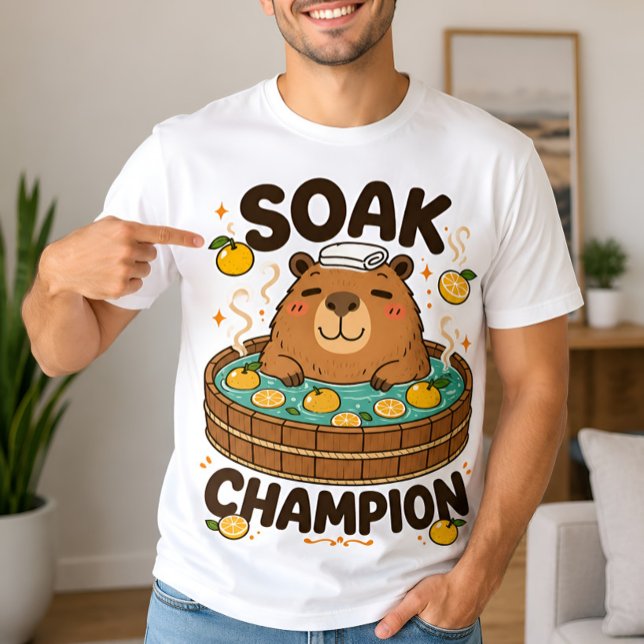 Camiseta Capivara Relaxada Caosouriço (Criador carregado)