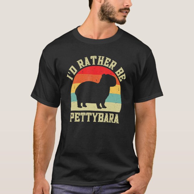 Camiseta Capivara Roedor Gigante Para Happybara (Frente)