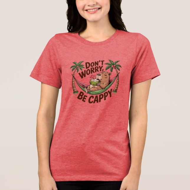 Camiseta Capivara seja feliz (Frente)