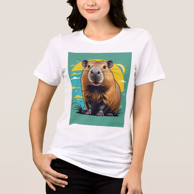 Camiseta Capivara Vintage (Frente)