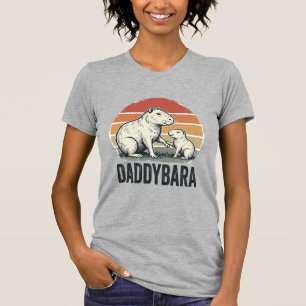 Camiseta Capivara Vintage Daddybara Pôr do Sol Des