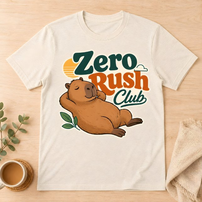 Camiseta Capivara Zero Rush Club Relax Retro (Criador carregado)