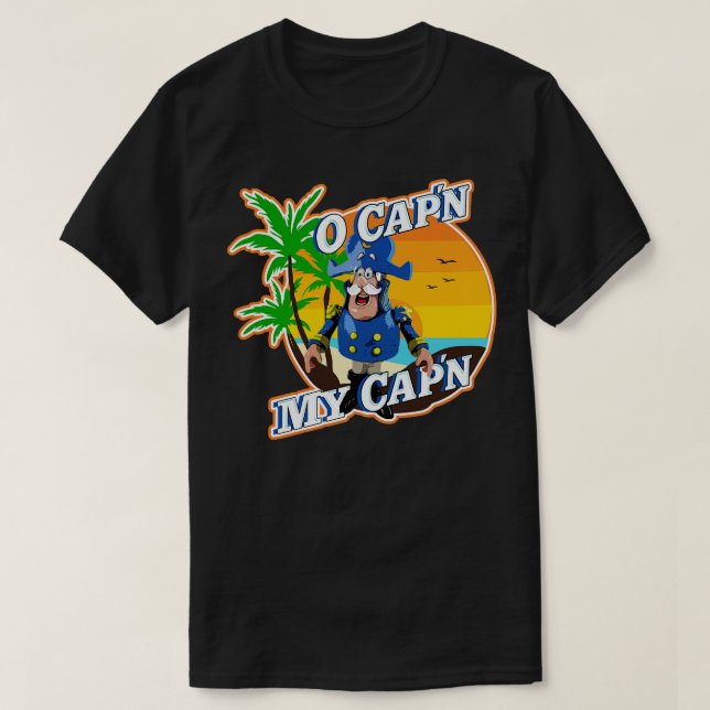 Camiseta Capn Crunch também conhecido como Capitão Crunch c (Frente do Design)
