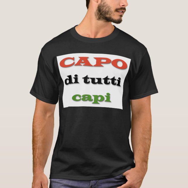 Camiseta Capo/chefe (Frente)
