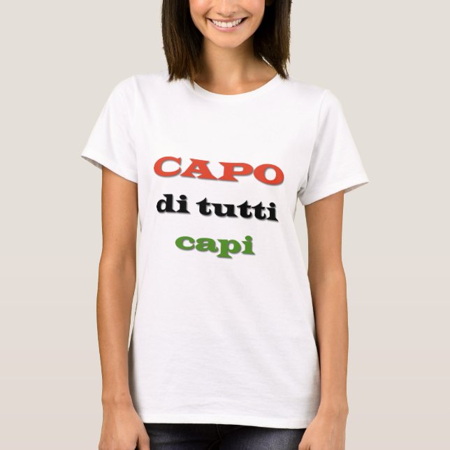 Camiseta Capo/chefe (Frente)