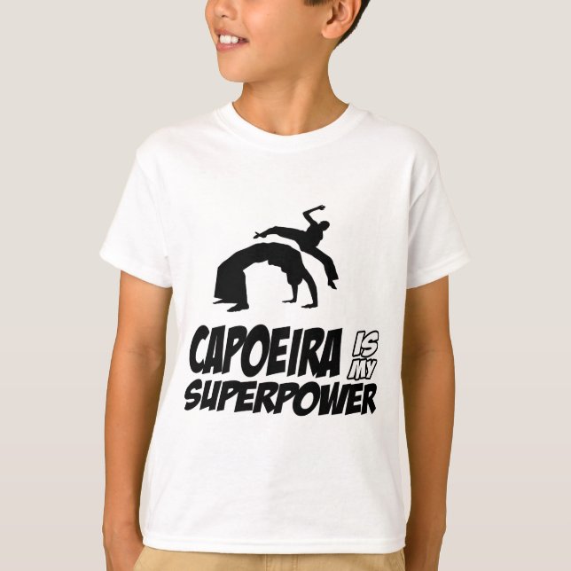 Camiseta capoeira minha superpotência (Frente)
