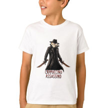 Camiseta Cappuccino Assassino | Dark Humor Italian