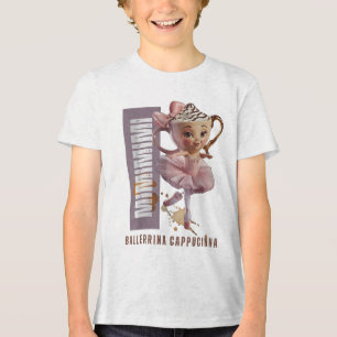 Camiseta Cappuccino Bailarina Rotulo Cerebral Italiano Humo