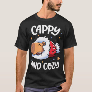 Camiseta Cappy E Cozy - Feriados De Capybara