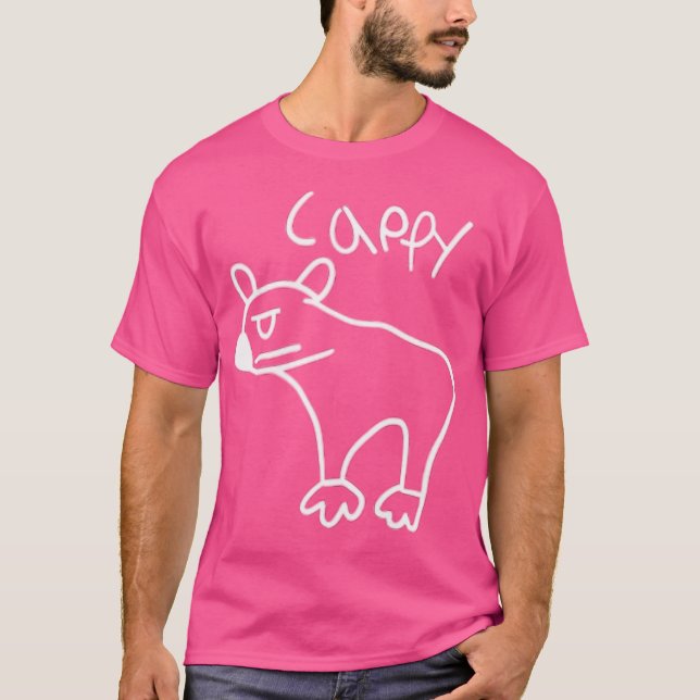 Camiseta Cappy O Bored Capybara (Frente)