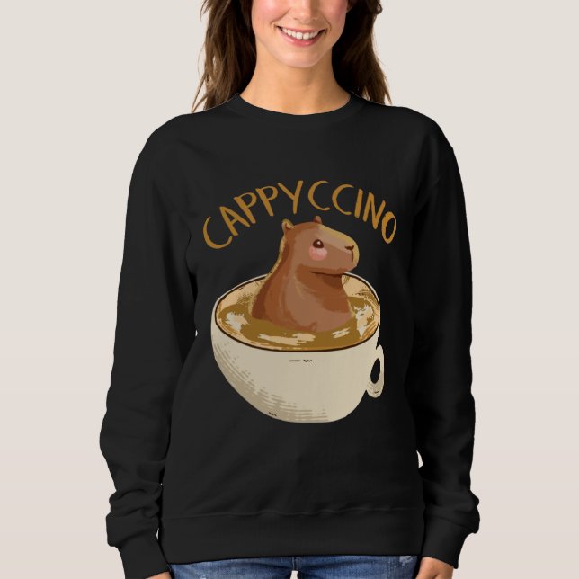 Camiseta Cappyccino Capybara Coffee (Frente)